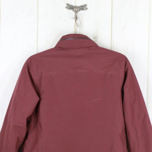 LL Bean Purple Primaloft Insulated Mid-Length Windbreaker Jacket Size XL - Picture 9 of 11